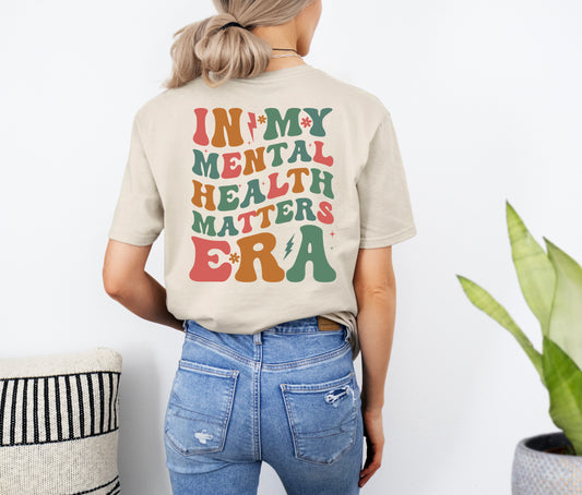 In My Mental Health Era Tees | Mental Health Era Groovy T Shirt | Mental Health Awareness Tees