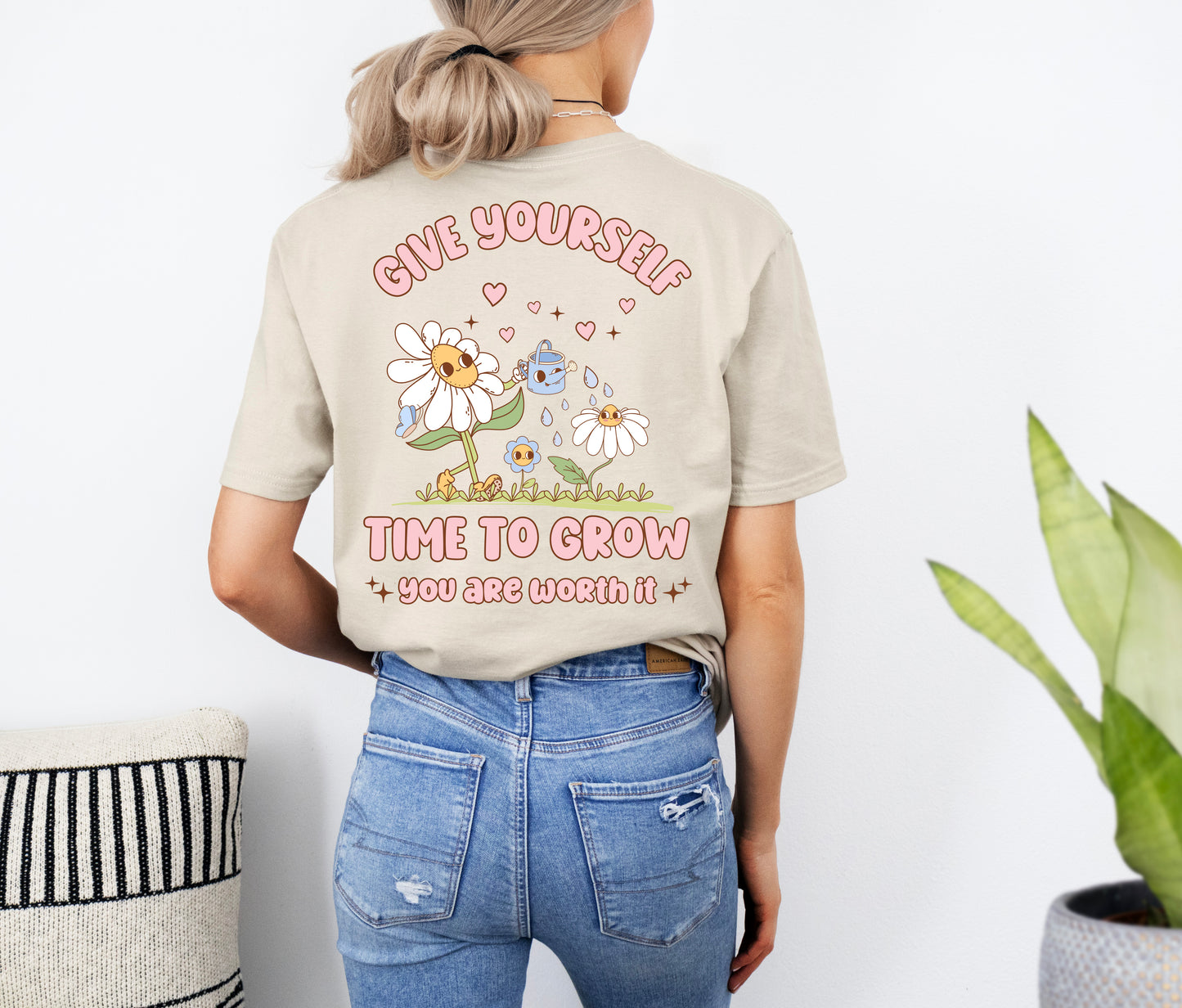 Give Yourself Time to Grow Shirt | Suicide Awareness Month T-shirts  | This is a Sign Tees